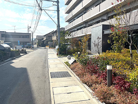 現地土地写真 アプローチ