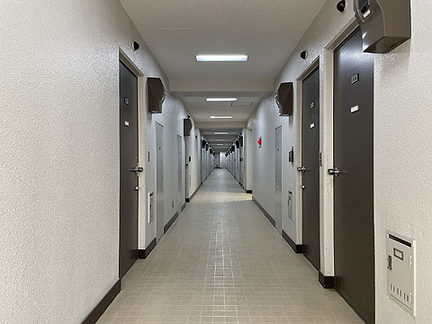 その他共用部　共用部廊下は内廊下設計