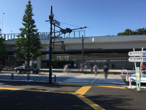現地土地写真　千駄ヶ谷駅