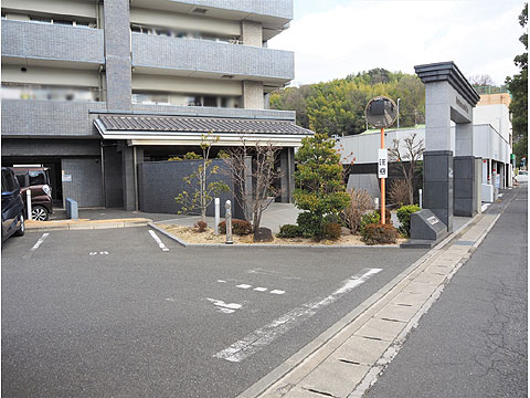 現地土地写真　アプローチ