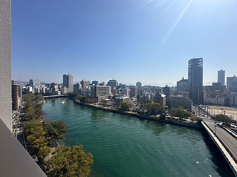 その他共用部　元安川（上層階より）
