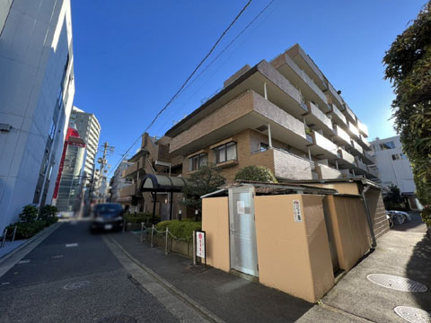 現地外観写真　総戸数60戸のマンション