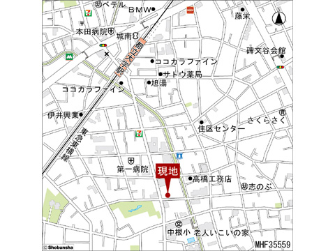 現地土地写真　地図