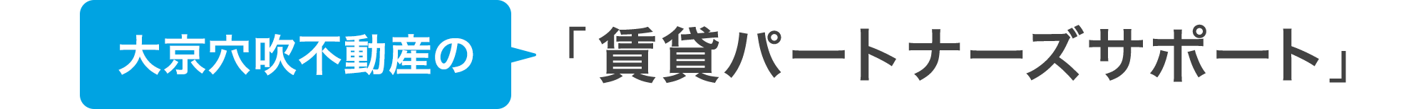 大京穴吹不動産の「賃貸パートナーズサポート」